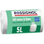 Lot de 40 sacs - poubelle 5l fabriqu� en france - bagy rossignol