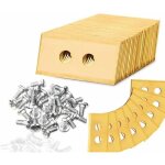 Lot de 45 lames de rechange en titane pour tondeuse worx landroid, avec 90 vis, longue dur�e de vie - ...