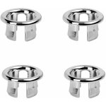 Lot de 5 bagues pour trop - plein de lavabo, pi�ces de rechange pour �viers de salle de bain ou de cuisine ...