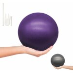 Lot de 5 ballons de fitness pour pilates, gymnastique, diam�tre 25 cm - violet vivezen