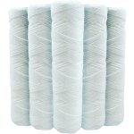 Lot de 5 cartouches bobin�e filtre � eau anti s�diments 9 pouces 3 / 4 - 20 microns compatibles filtre ...