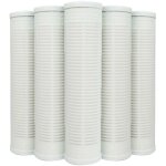 Lot de 5 cartouches lavables nylon filtre  eau sdiments 9 pouces 3 / 4 - 60 microns fabriques en france ...
