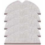 Lot de 5 chiffons de nettoyage pour aspirateur xiaomi roborock s5 max s50 s55 s6 s6 maxv, accessoires ...