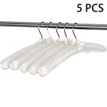 Lot de 5 cintres rembourr�s en satin, cintres de chandail robe de mari�e de mari�e cintres en soie tissu ...