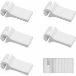 Lot de 5 crochets bouchon pour fixation voile solaire blanc - windhager