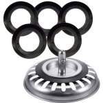 Lot de 5 joints d'tanchit pour bonde de baignoire, lavabo, joint  lvre, joint en caoutchouc pour ...