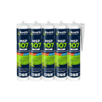 Bostik - lot de 5 mastics multi - usages colle et joint msp 107 - blanc - 290ml