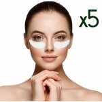 Lot de 5 paires de masques apaisant konjac contour des yeux � l'alo� vera - vert - livraison gratuite ...
