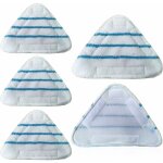 Lot de 5 serpill�res de rechange pour balai � vapeur forte capacit� d'absorption, r�utilisable microfibre ...