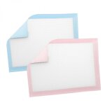 Monsieur bb - lot de 50 alses pour bb jetables, impermables - 40 x 60 cm - rose