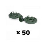 Gt garden - lot de 50 clips de fixation verts pour brise vue Gt garden - lot de 50 clips de fixation verts pour brise vue