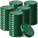 Lot de 50 couvercles � visser - diam�tre : 53 mm - en m�tal - convient pour les bocaux de 115 ml - avec ...