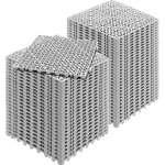Vevor - lot de 55 dalles de jardin piscine 30x30x1, 5 cm gris dalle clipsable ajouree antiderapante en ...