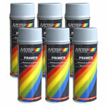 Lot de 6 arosols de peinture sous couche antirouille motip