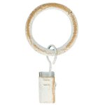 Lot de 6 anneaux � pince d40 mm blanc 40 mm