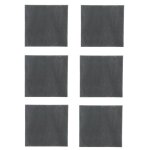 Lot de 6 assiettes en ardoise - l 30 x l 30 cm - noir - livraison gratuite Lot de 6 assiettes en ardoise - l 30 x l 30 cm - noir - livraison gratuite