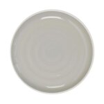 Lot de 6 assiettes  dessert 'bicolore mania' 20cm gris