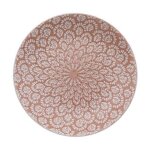 Secret de gourmet - lot de 6 assiettes  dessert 'carmen' 21cm rose