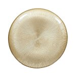 Lot de 6 assiettes � dessert 'royal' 21cm or