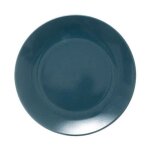 Lot de 6 assiettes plates  colorama  27cm bleu
