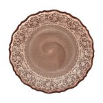 Lot de 6 assiettes de présentation mirage 32cm rose Lot de 6 assiettes de présentation mirage 32cm rose