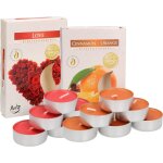 Lot de 6 bougies chauffe - plat parfum�es - dur�e de combustion : 4 heures (orange et love) - kotarbau ...