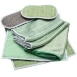 Lot de 6 chiffons bambou microfibres - nettoyer et lustrer toutes les surfaces lisses et fragiles - vitre, ...