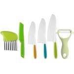 Lot de 6) couteau de cuisine pour enfants, ensemble de cuisine, ustensiles de cuisine pour enfants, jeu ...