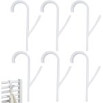 Lot de 6 crochets de salle de bain, porte - serviettes, porte - serviettes, crochets de radiateur, en ...