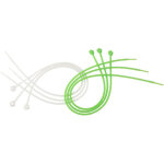 Lot de 6 ficelles alimentaires r�employables en silicone fackelmann basic