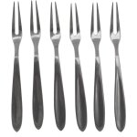 Lot de 6 fourchettes  escargots 12, 5 cm fackelmann