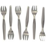 Lot de 6 fourchettes  hutres 12, 5 cm fackelmann