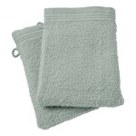 Lot de 6 gants de toilette éponge 'spa' 15 x 21 cm / 400 gr / m² - couleur: 'spa' céladon Lot de 6 gants de toilette éponge 'spa' 15 x 21 cm / 400 gr / m² - couleur: 'spa' céladon