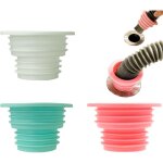 Aougo - lot de 6 joints de tuyau d'vacuation dodorant, bouchon de tuyau d'tanchit durable en tpr, ...