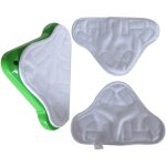 Lot de 6 lingettes microfibres lavables pour nettoyeur vapeur