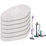 Lot de 6 lingettes de rechange lavables pour balais polti vaporetto, balais vaporetto brush smart 35 ...