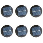 Aougo - lot de 6 mini cellules de panneau solaire 6 v 80 mm pour énergie solaire, bricolage, maison, ... Aougo - lot de 6 mini cellules de panneau solaire 6 v 80 mm pour énergie solaire, bricolage, maison, ...