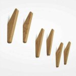 Lot de 6 pat�res vintage pat�re bois pat�re bois capacit� de charge 5 kg pat�re murale pat�re peignoir ...