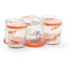 Lot de 6 pots  confiture sans couvercle 324ml le parfait 900551