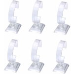 Lot de 6 pr�sentoirs de montre en acrylique pour montres, bracelets, bureaux, magasins, pr�sentoirs, ...