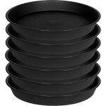 Lot de 6 soucoupes pour plantes, soucoupes pour pots de fleurs pour plantes, plateaux de planteur pour ...
