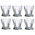 Lot de 6 verres 340 ml quadro bohemia
