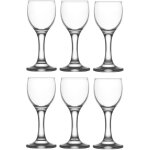 Lot de 6 verres  liqueur 55 ml misket lav