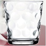 Lot de 6 verres de table transparents restaurant bar pour eau ou boissons 250cc