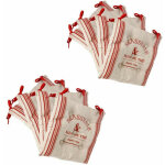 Ac - deco - lot de 8 galettes de chaise bistrot - 40 x 40 cm - rouge - livraison gratuite