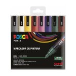 Lot de 8 pièces pc - 5m pastel posca uniball 182634810 Lot de 8 pièces pc - 5m pastel posca uniball 182634810