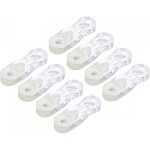 Lot de 8 poids de cordon de store 90 mm pour rideau de fen�tre et volet roulant vertical romain blanc ...