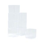 Lot de 8 verrines en plastique rutilisable 'cube' 60ml transparent