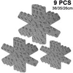 Lot de 9 protections pour casseroles et po�les et 3 tailles diff�rentes.