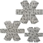 Lot de 9 protections pour po�les et cocottes wady, 3 tailles diff�rentes, pour s�parer et prot�ger les ...